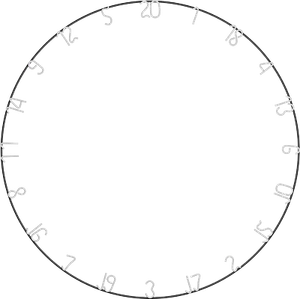 Dartboard Zahlenring hohe Vis weiße Zahlen Ring Dartbrett - Bild 1 von 1