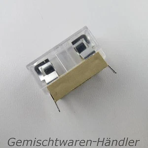 Sicherungshalter 5mm x 20mm für Printmontage Fuse Holder 6A / 250V Abdeckung - Bild 1 von 1
