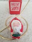 Dept 56 Barefoot Santa 3" Ornament with Wreath-Christmas- with Box