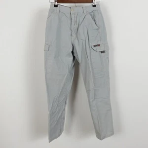 OTB One Tough Brand Baggy Cargo Pants Jeans 25 Vintage Size 16 Youth Pockets - Picture 1 of 15