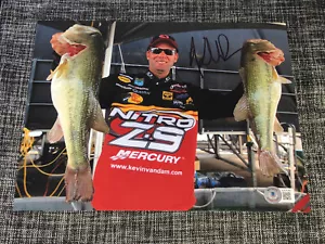 KEVIN VANDAM SIGNED AUTOGRAPH 8X10 PHOTO BASS FISHING HOF ANGLER BECKETT BAS COA - Picture 1 of 1