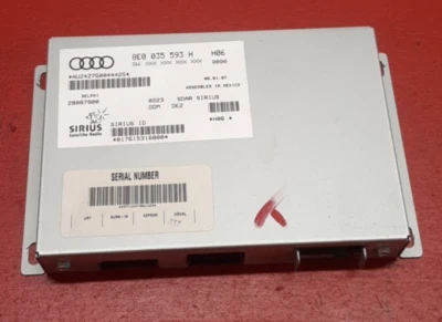 Audi A4 Quattro S4 RS4 A3 R8 2007-2013 módulo de radio satelital Sirus 8E0-035-593 Foto 1 de 4