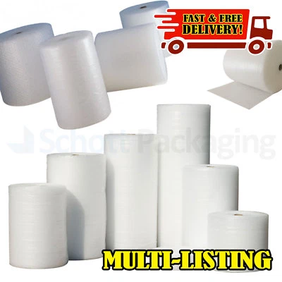 UK BUBBLE WRAP 100 Meters Rolls Packing Supplies ✔ Widths 300mm / 500mm / 750mm