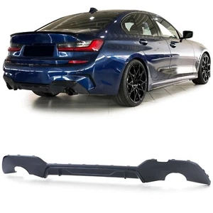 Diffuseur Arrière Performance Noir Mat Adapté pour BMW Serie 3 G20 G21 320 3 - Afbeelding 1 van 7