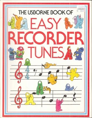 Usborne Book Of Easy Recorder Tunes 1989 Hawthorn Blundell Jazz Folk Clásico Foto 1 de 4