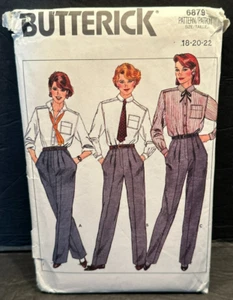 Butterick Misses' Proportioned Pants Pattern 6879 WMS SZ 18-22 UC - Picture 1 of 2