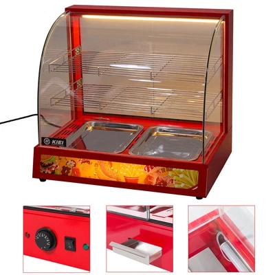 New Hot Food Warmer Display Commercial Cabinet Showcase Warming Counter Top - Image 1 of 4