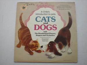A Child's Introduction To Pets lp Cats and Dogs Wonderland Records LP-292 - Picture 1 of 4