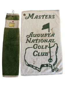 Masters Augusta National Golf Club Towel Set (2) Official Masters Towels Bundle - Picture 1 of 15