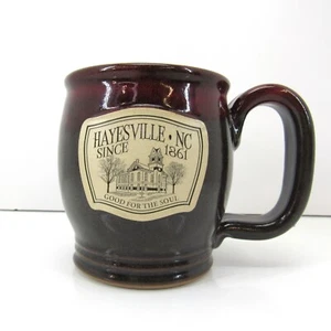 Hayesville NC Since 1861 Good For The Soul Handcrafted Sunset Hill Stoneware Mug - Picture 1 of 8