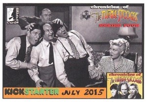 Chronicles Of The Three Stooges Series Four Promo 4 Promotional Card RRParks