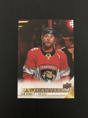 2022-23 Upper Deck Series 2 UD Canvas #C157 Sam Bennett Florida Panthers - Image 1 of 2