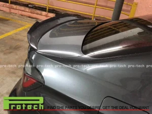 PSM Style Carbon CF Trunk Spoiler Lip Fit BMW 2015+ F82 M4 Coupe Only - Picture 1 of 2