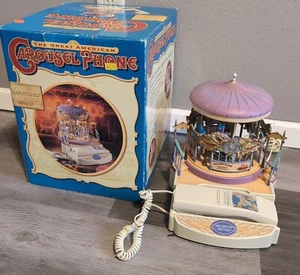 Carousel Telephone The Great American Musical Merry Go Round Phone UNTESTED - Picture 1 of 15