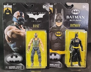 DC Batman Dark Knight Trilogy Batman & Bane Action Figures Spin Master 85 years - Picture 1 of 7