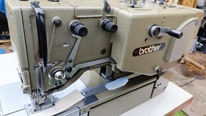 BROTHER LH4-B815-31 SHIRT BUTTON-HOLE LOCKSTITCH INDSTRAL (SINGLE PHASE) - Picture 1 of 6