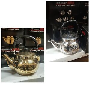Stainless Steel Kettle Teapot Tea Pot Serving Tea Coffee Kettle 0.35L To 4L