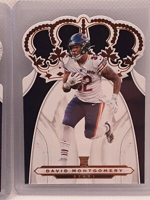 David Montgomery 2019 Panini Chronicles Crown Royale - RC #22 - Chicago Bears - Image 1 of 2