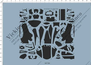 Detalle Escala 1/12 YZR-M1 YAMAHA Fibra de Carbono Modelo Kit Calcomanía Tobogán Acuático - Imagen 1 de 1