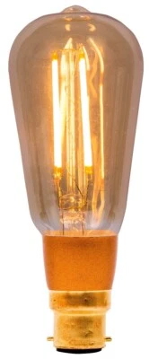 BELL LIGHTING BELL 01468 - 4W Pro LED Vintage Squirrel Cage - BC B22, Amber, 2000K