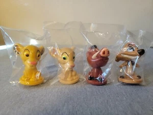 Disney The Lion King 4 Bobbleheads Simba Nala Pumbaa Timon Kelloggs Toys 3" - Picture 1 of 6