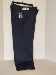 POLO RALPH LAUREN BLUE CHECKED COMFORT FLEX PANTS FLAT FRONT Sz 36WX34L NWT $79 - Picture 1 of 6