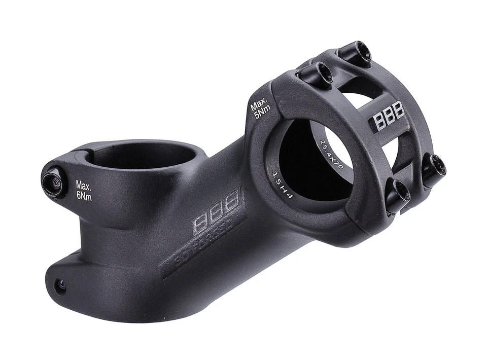 BBB stem HighRise 35D BHS-24 Length 70 mm black 2014 Mountain bike stems 70mm Bl - Image 1 of 1