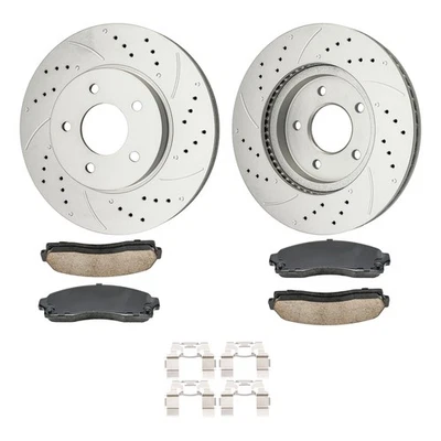 Front Brake Kit for 02-07 Saturn Vue 05-06 Chevrolet Equinox 06 Pontiac Torrent - Image 1 of 4