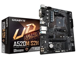 GIGABYTE A520M S2H mATX Motherboard for AMD AM4 CPUs - Imagen 1 de 7