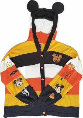 Mickey Mouse Candy Corn Disney Cardigan Her Universe Halloween Plus Size 3 - Imagem 1 de 3