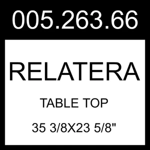 IKEA RELATERA Table Top White  35 3/8x23 5/8" 005.263.66 - Picture 1 of 1