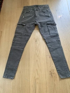 Zara Man Biker Distressed Jeans - Picture 1 of 19