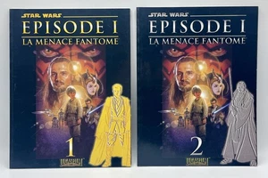 STAR WARS - La Menace Fantôme - Lot 1 & 2 avec poster du 1 - Delcourt 1999 - TBE - Imagen 1 de 6