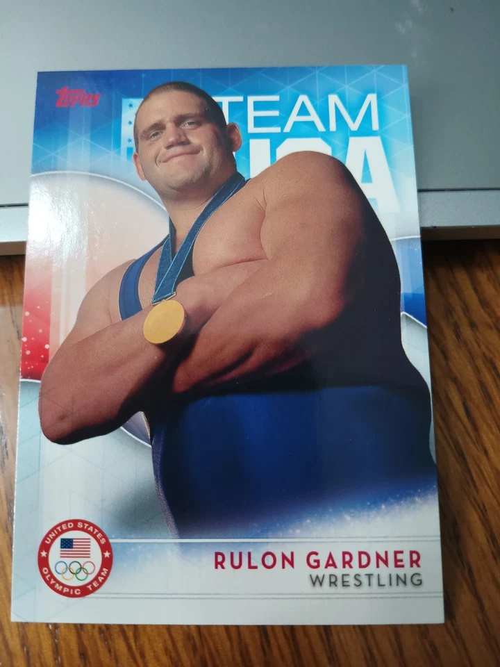 2016 Topps Olylmpic Team USA Rulon Gardner #62 Greco Wrestling Wolrd Champion - Image 1 of 1