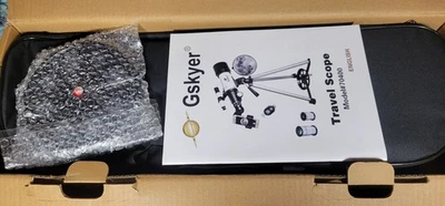 Gskyer AZ70400 400mm Astronomical Refracting Telescope 70mm Aperture AZ Mount - Image 1 of 4