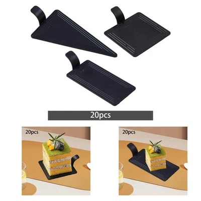 20Pcs Cake Boards with Handle for Cocktail Parties Versatile Cake Spatula - Image 1 of 2