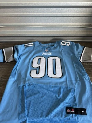 Auténtica camiseta Nike Elite Detroit Lions Ndamukong Suh NFL talla 48 Foto 1 de 4