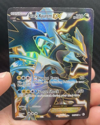 Pokemon Black Kyurem EX Full Art Holo Rare Card 145/149 Boundaries Crossed HP - Image 1 of 4
