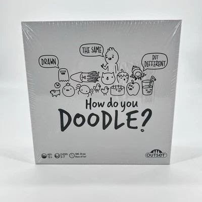 ¿Cómo se garabatea? Juego de Mesa El Juego de Dibujo de Ritmo Rápido por Outset Nuevo Precintado Foto 1 de 4