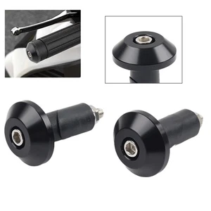 Motorrad 7/8'' 1'' Lenkergriffe Lenkerendkappe Silder Plug für Kawasaki schwarz - Picture 1 of 11