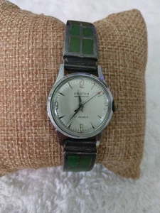 VINTAGE CROTON Damenuhr zum Aufziehen 66072 läuft  - Bild 1 von 7