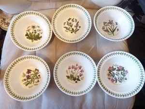 Portmeirion Botanic Garden 6 cereal desert bowls - Picture 1 of 3