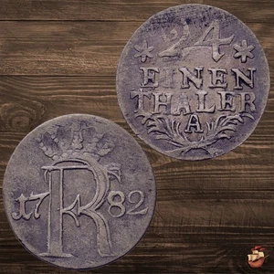 Reino de Prusia - 1/24 Thaler - Federico II (1782) moneda prusiana @e714 - Imagen 1 de 6