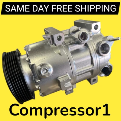 AC Compressor For 2012 2013 2014 2015 2016 2017 Hyundai Azera 3.3L KIA Cadenza - Image 1 of 3