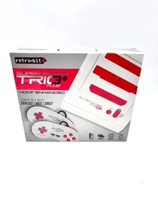 Retro-Bit Super Retro Trio HD Plus 720P 3 In 1 Console System - New - Picture 1 of 10