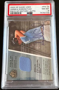 Juego SP 2003 #PH-14 Annika Sorenstam PSA 8 Rookie 111/125 solo 5 superior - Imagen 1 de 4