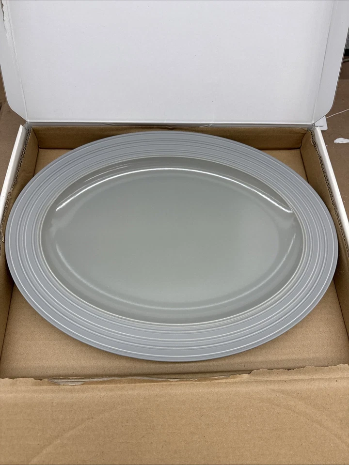 Vajilla Kate Spade New York, Fair Harbor Oyster 16,5" plato ovalado grande NUEVO Foto 1 de 1