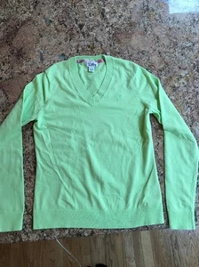 Lilly Pulitzer Light Green Long Sleeve Cotton/nylon Sweater Wm's Size Small - Picture 1 of 1