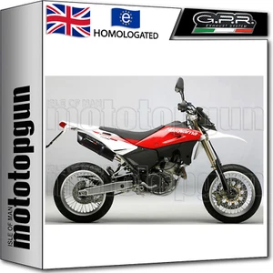 GPR EXHAUST HOM FURORE BLACK HUSQVARNA TE 610 E - SM 610 2005 05 2006 06 - Picture 1 of 3
