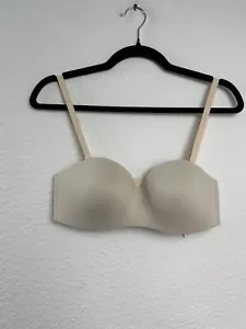 SOMA Pale Sand Beige 32C Enbliss Wireless Stay Put Multi Way Strapless Bra - Picture 1 of 8